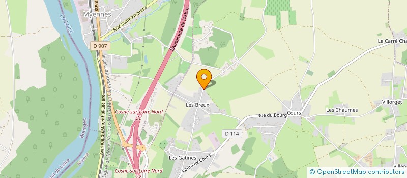 localisation de l'entreprise MONSIEUR MARIO EVEN à COSNE-COURS-SUR-LOIRE