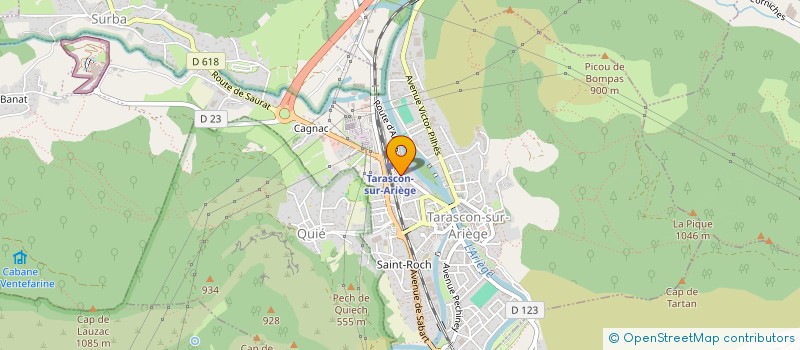 localisation de l'entreprise MONSIEUR MARIO FABRI à TARASCON-SUR-ARIEGE