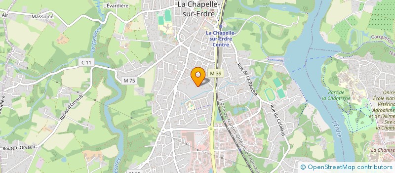 localisation de l'entreprise MONSIEUR MARIO FEDRIGO  LA CHAPELLE-SUR-ERDRE