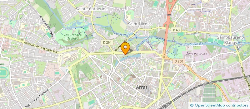 localisation de l'entreprise MONSIEUR MARIO FERREIRA DOS SANTOS à ARRAS