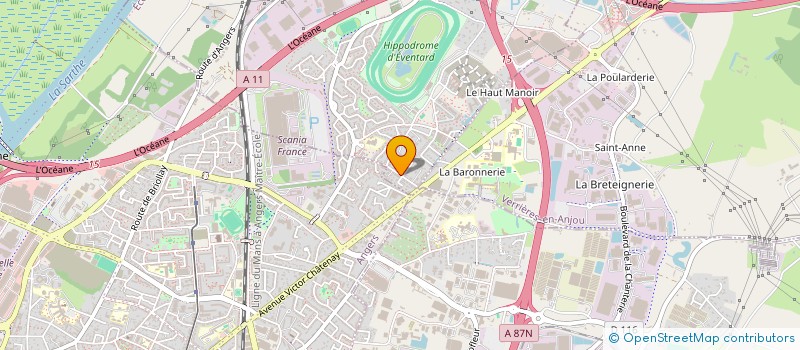 localisation de l'entreprise MONSIEUR MARIO FIORE  ECOUFLANT