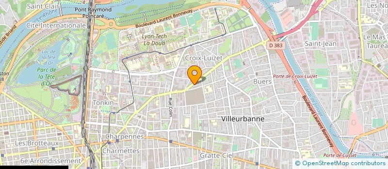 localisation de l'entreprise MONSIEUR MARIO FRADIQUE  VILLEURBANNE