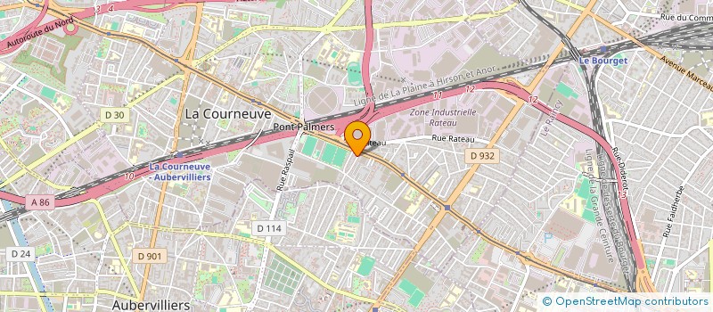 localisation de l'entreprise MONSIEUR MARIO FRANCESCHINO à LA COURNEUVE