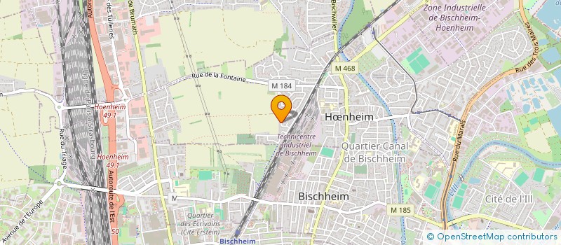 localisation de l'entreprise MONSIEUR MARIO FUSS  HNHEIM