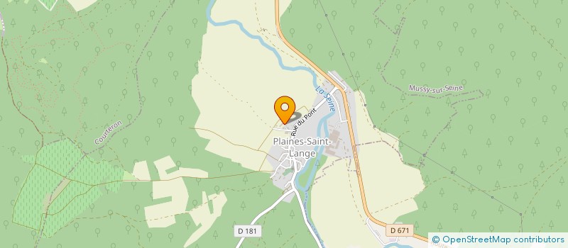 localisation de l'entreprise MONSIEUR MARIO GAVAZZI  PLAINES-SAINT-LANGE
