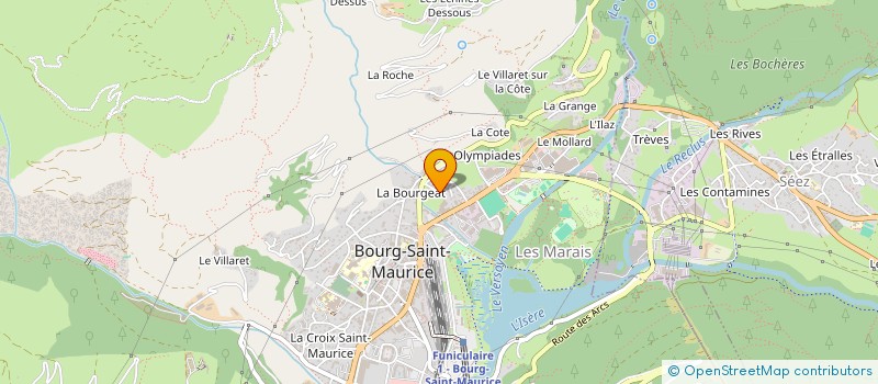 localisation de l'entreprise MONSIEUR MARIO GIACHINO à BOURG-SAINT-MAURICE