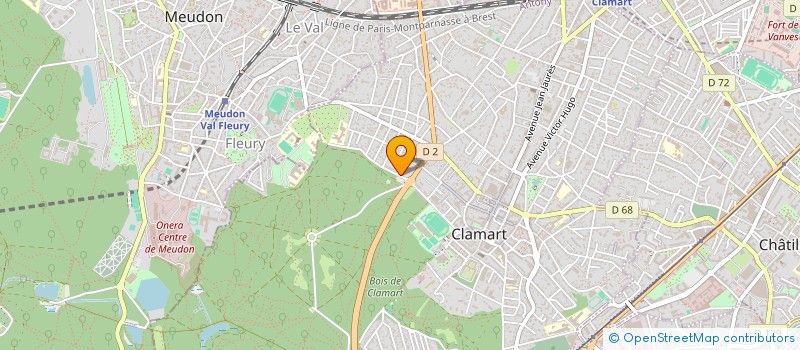 localisation de l'entreprise MONSIEUR MARIO GOMES DA CUNHA à CLAMART