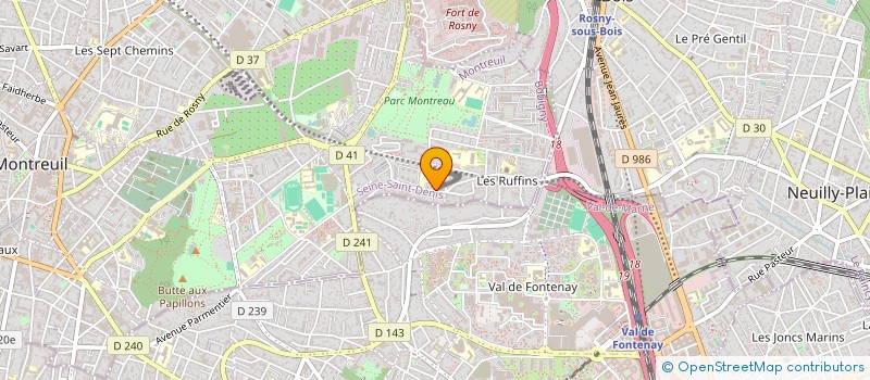 localisation de l'entreprise MONSIEUR MARIO GOMES PEREIRA à MONTREUIL