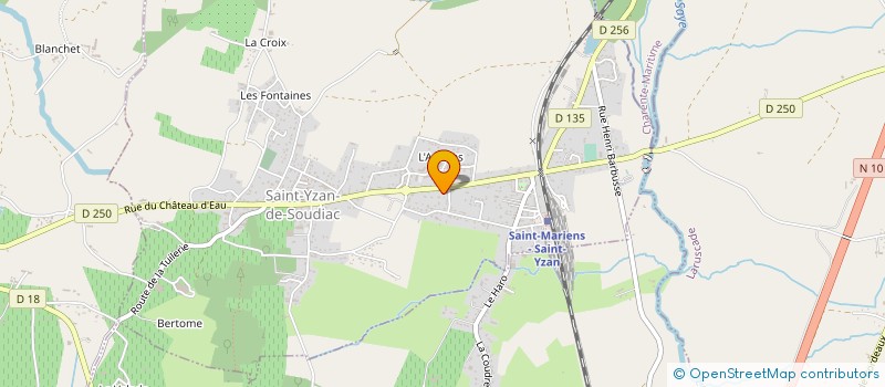 localisation de l'entreprise MONSIEUR MARIO GOMEZ  SAINT-YZAN-DE-SOUDIAC