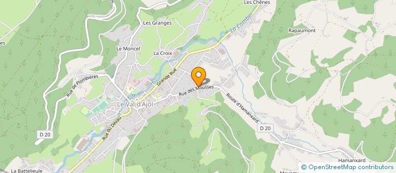 localisation de l'entreprise MONSIEUR MARIO GOTTI à LE VAL-D'AJOL