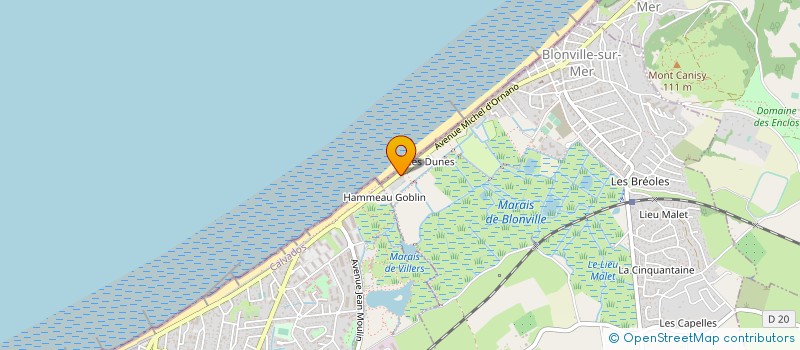 localisation de l'entreprise MONSIEUR MARIO GRASSI  BLONVILLE-SUR-MER