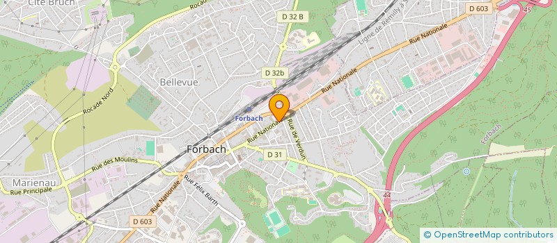 localisation de l'entreprise MONSIEUR MARIO GRAVINA à FORBACH