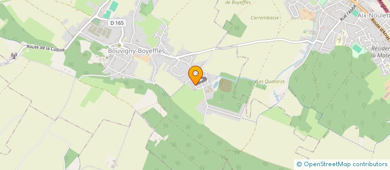 localisation de l'entreprise MONSIEUR MARIO GROSSI  BOUVIGNY-BOYEFFLES