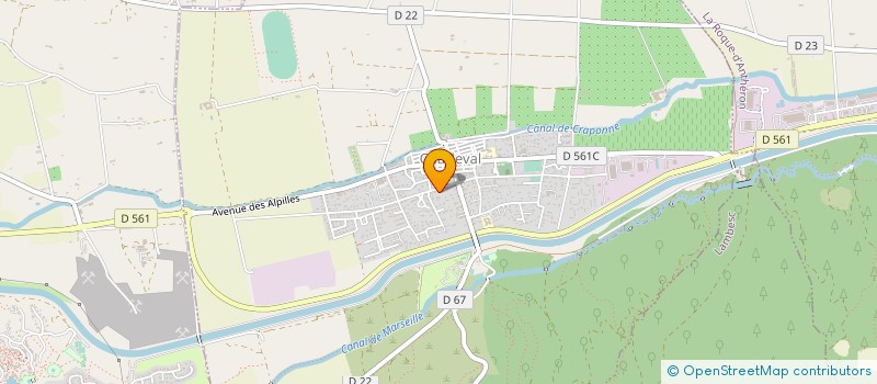 localisation de l'entreprise MONSIEUR MARIO GUIZZETTI  CHARLEVAL