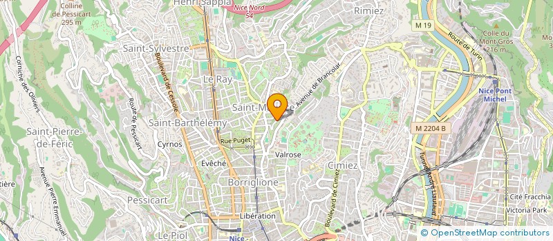 localisation de l'entreprise MONSIEUR MARIO HAMZAJ à NICE