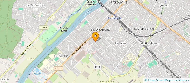 localisation de l'entreprise MONSIEUR MARIO JOSE DOMINGUES  SARTROUVILLE