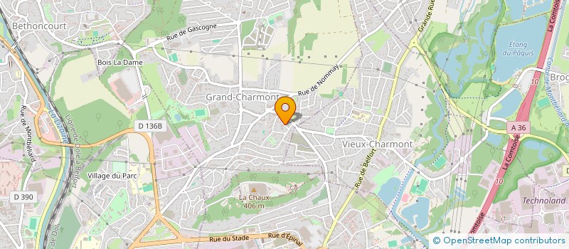 localisation de l'entreprise MONSIEUR MARIO KARLOVIC  GRAND-CHARMONT