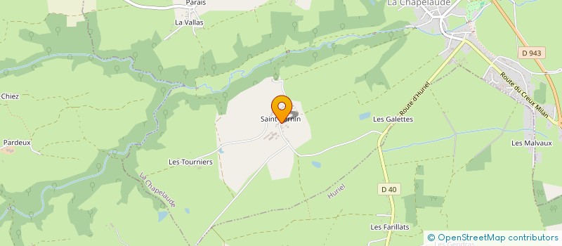 localisation de l'entreprise MONSIEUR MARIO LAMARQUE  LA CHAPELAUDE