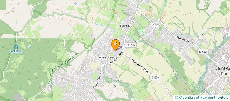 localisation de l'entreprise MONSIEUR MARIO LASSNIG  THOIRY