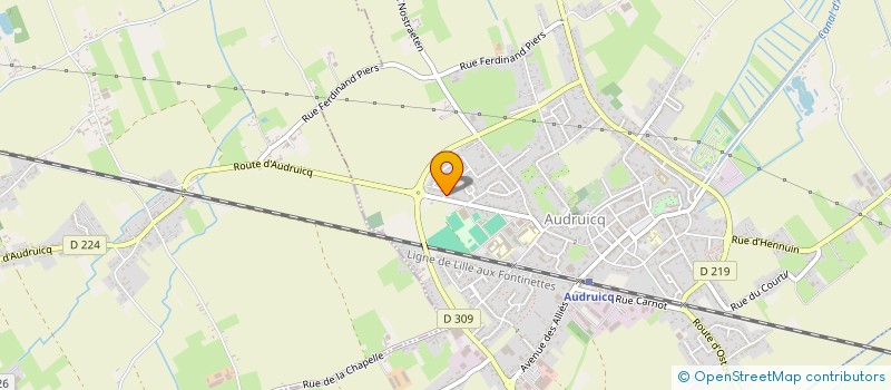 localisation de l'entreprise MONSIEUR MARIO LAVALLEE  GRAND-FORT-PHILIPPE