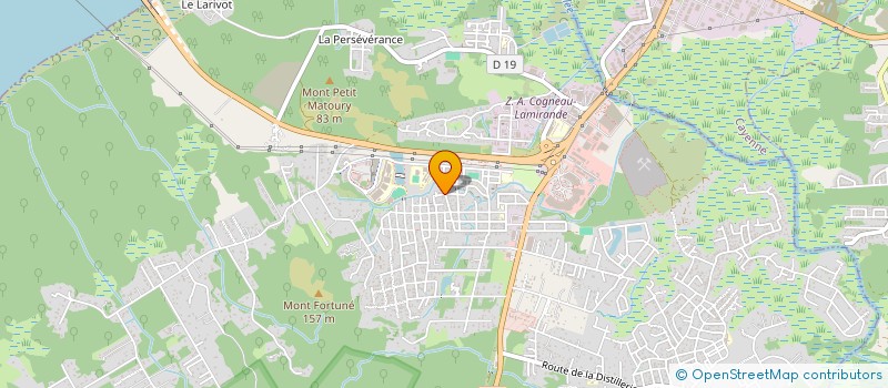 localisation de l'entreprise MONSIEUR MARIO LEGENDRY  MATOURY