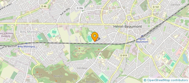 localisation de l'entreprise MONSIEUR MARIO LESTANI  HENIN BEAUMONT