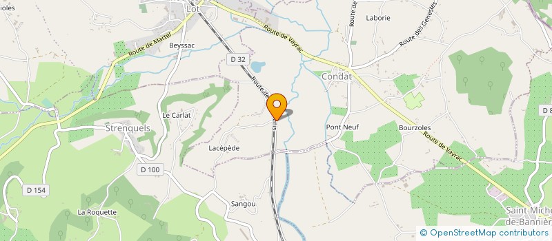 localisation de l'entreprise MONSIEUR MARIO LOBRY à CONDAT