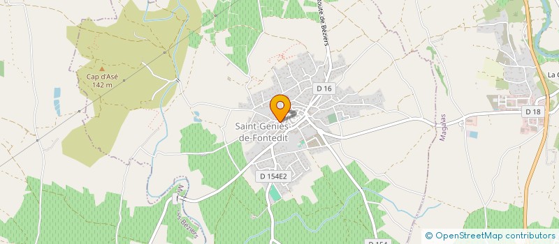 localisation de l'entreprise MONSIEUR MARIO LOPES  SAINT-GENIES-DE-FONTEDIT