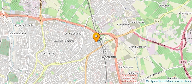 localisation de l'entreprise MONSIEUR MARIO LOPES  BEZIERS