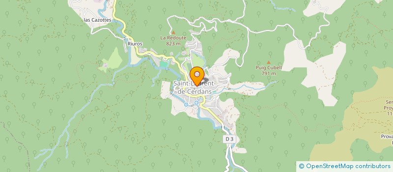 localisation de l'entreprise MONSIEUR MARIO LOPES  SAINT-LAURENT-DE-CERDANS
