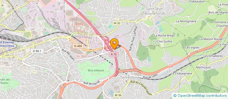 localisation de l'entreprise MONSIEUR MARIO LORENZI à SAINT-ETIENNE