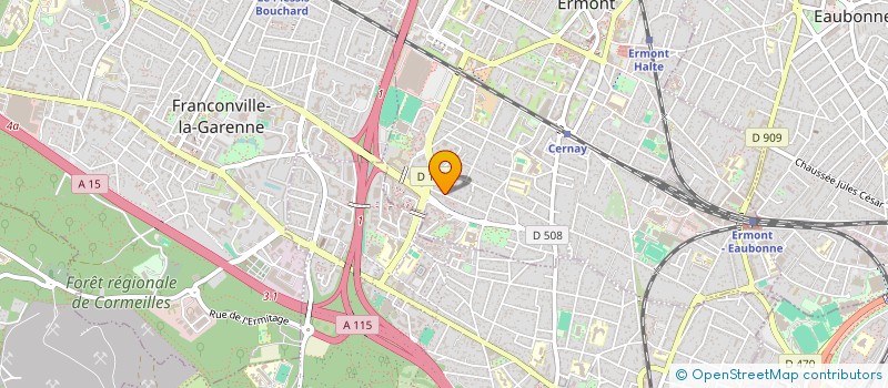 localisation de l'entreprise MONSIEUR MARIO MAIANI  ERMONT