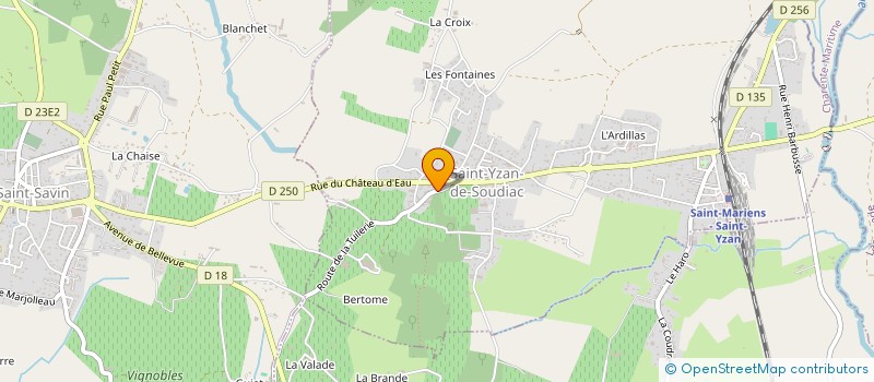 localisation de l'entreprise MONSIEUR MARIO MARTINS FERRADOSA  SAINT-YZAN-DE-SOUDIAC