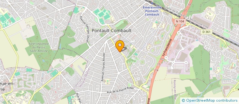 localisation de l'entreprise MONSIEUR MARIO MATIAS DOS SANTOS VIAIS à PONTAULT-COMBAULT