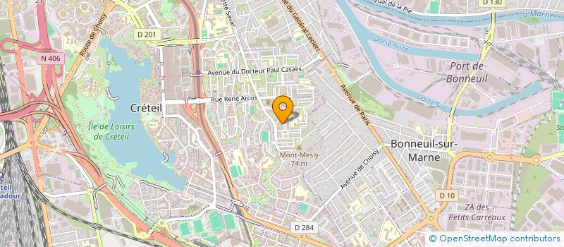 localisation de l'entreprise MONSIEUR MARIO MBOMA  CRETEIL