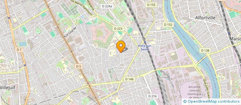 localisation de l'entreprise MONSIEUR MARIO MELCHIORRI  VITRY-SUR-SEINE