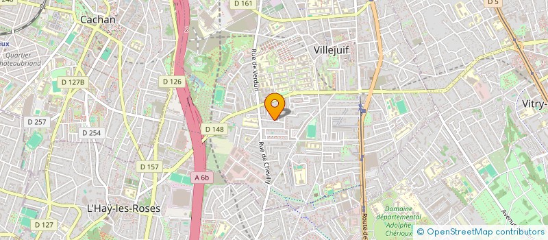 localisation de l'entreprise MONSIEUR MARIO MERUCCI  VILLEJUIF