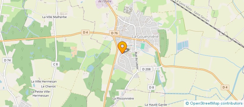 localisation de l'entreprise MONSIEUR MARIO MOLINA  LA GOUESNIERE