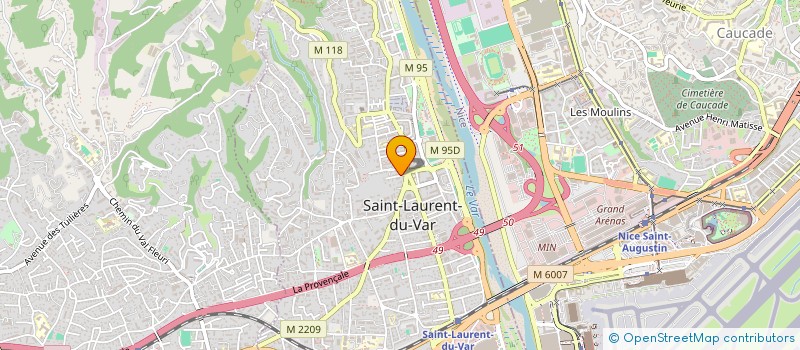 localisation de l'entreprise MONSIEUR MARIO MONACA  SAINT-LAURENT-DU-VAR