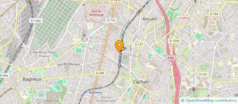 localisation de l'entreprise MONSIEUR MARIO MONTERO  ARCUEIL