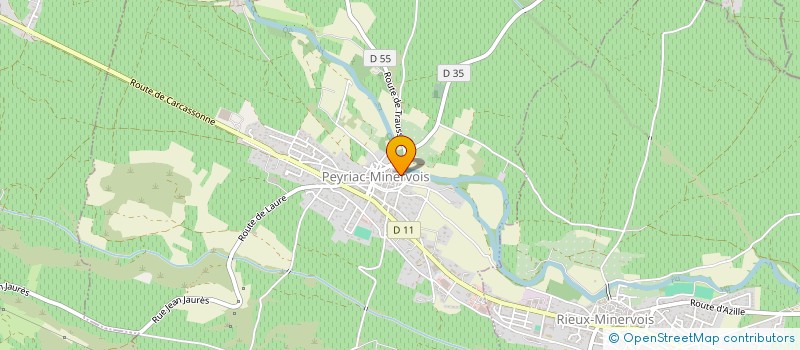 localisation de l'entreprise MONSIEUR MARIO MONTI  PEYRIAC-MINERVOIS