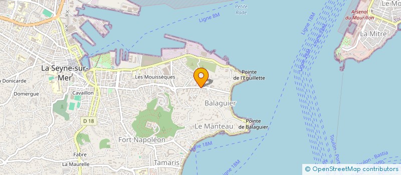 localisation de l'entreprise MONSIEUR MARIO MORENO  LA SEYNE-SUR-MER