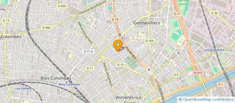 localisation de l'entreprise MONSIEUR MARIO MOTA DE SOUSA à ASNIERES-SUR-SEINE