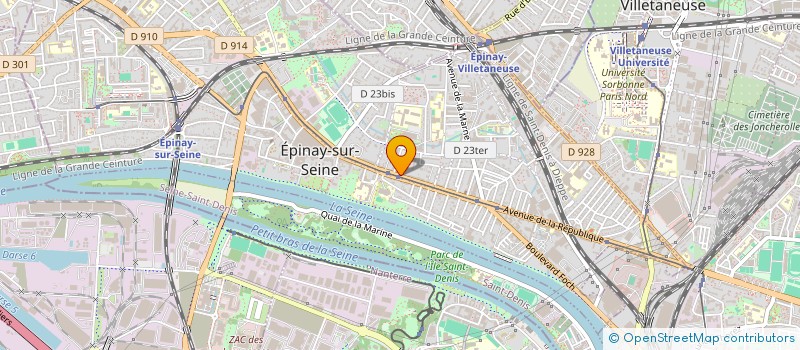 localisation de l'entreprise MONSIEUR MARIO MURILLO RINCON à EPINAY-SUR-SEINE