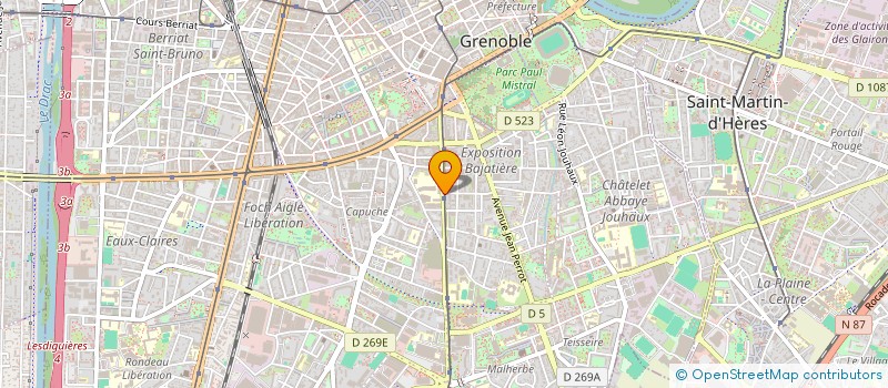 localisation de l'entreprise MONSIEUR MARIO NATALE  GRENOBLE