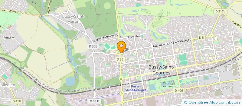 localisation de l'entreprise MONSIEUR MARIO NERVIL  BUSSY-SAINT-GEORGES