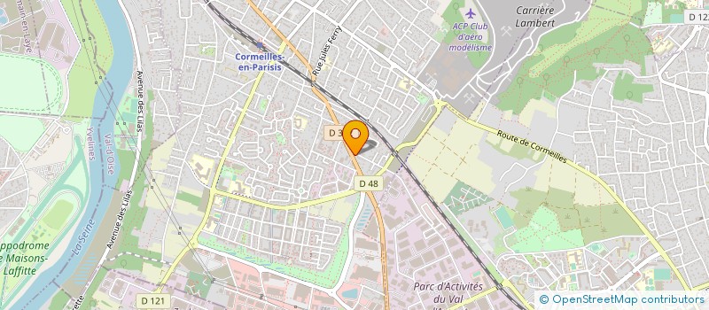 localisation de l'entreprise MONSIEUR MARIO OLIVIERI  CORMEILLES-EN-PARISIS