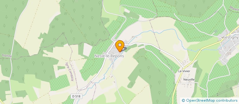 localisation de l'entreprise MONSIEUR MARIO PAIS  NESLE-LE-REPONS