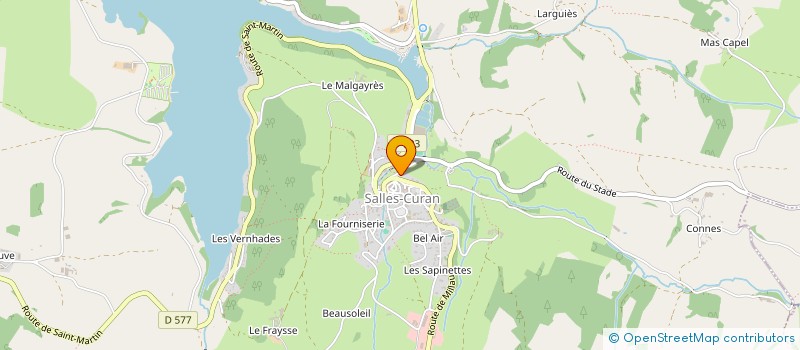 localisation de l'entreprise MONSIEUR MARIO PAULO ANDRADE JARDIM  SALLES-CURAN