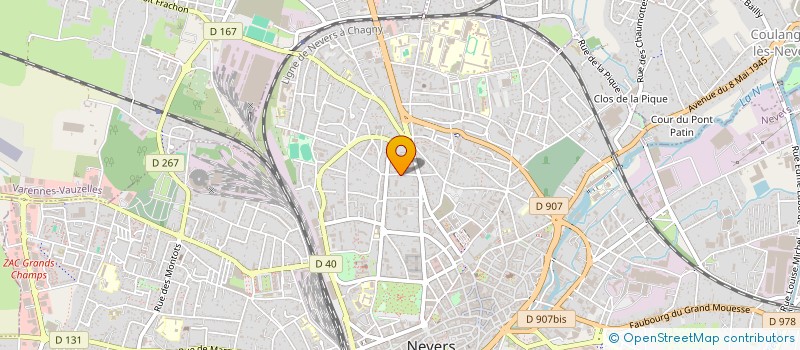 localisation de l'entreprise MONSIEUR MARIO PELUSI à NEVERS